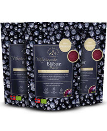BLÅBÆRPULVER TRIO PAKKEN 